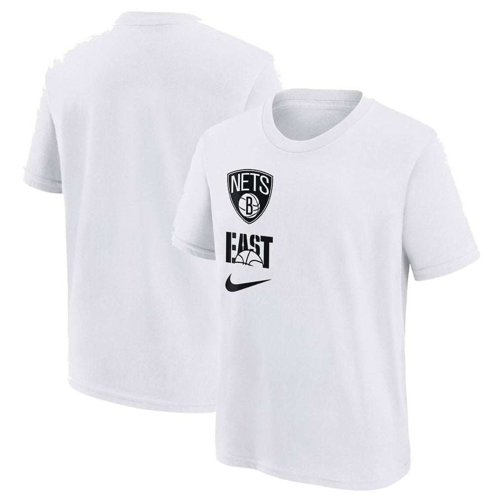 Nike Brooklyn Nets Youth Vs Block Essential T-Shirt White