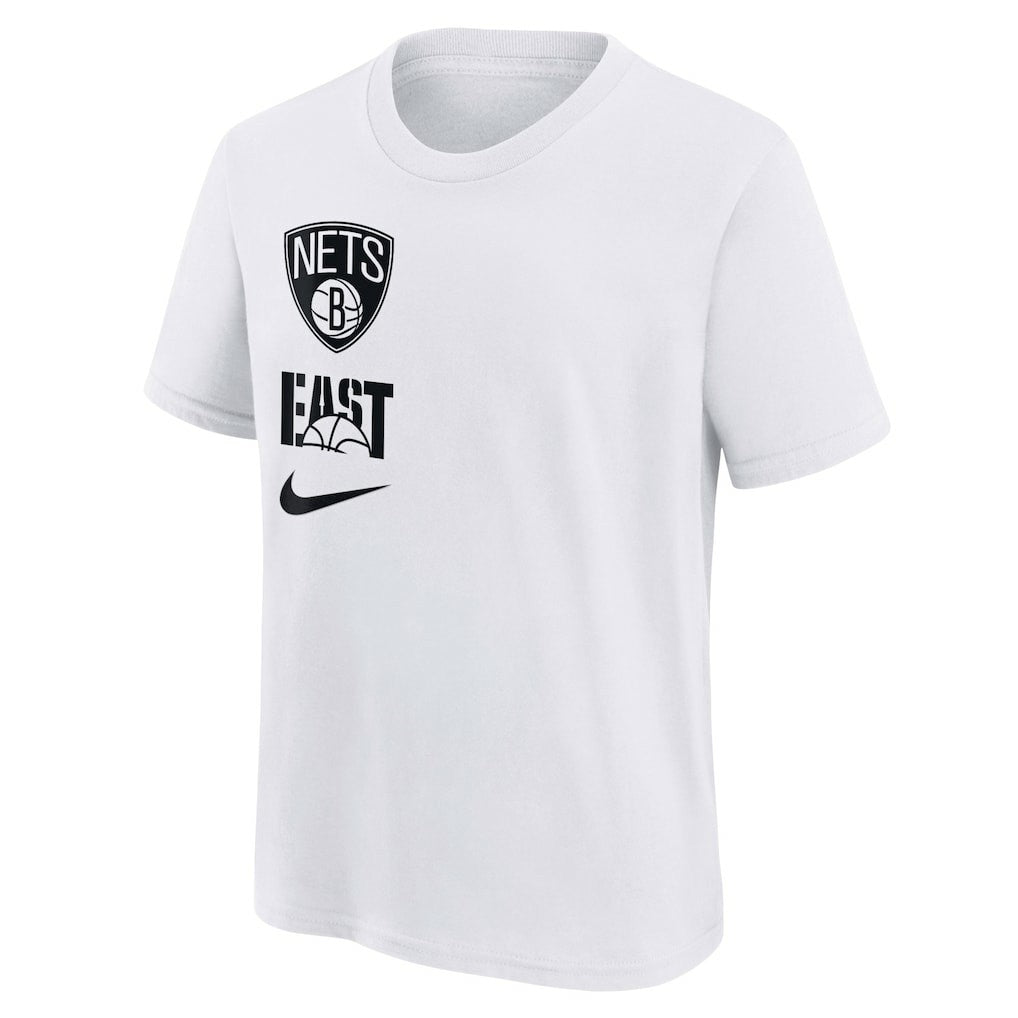 Nike Brooklyn Nets Youth Vs Block Essential T-Shirt White