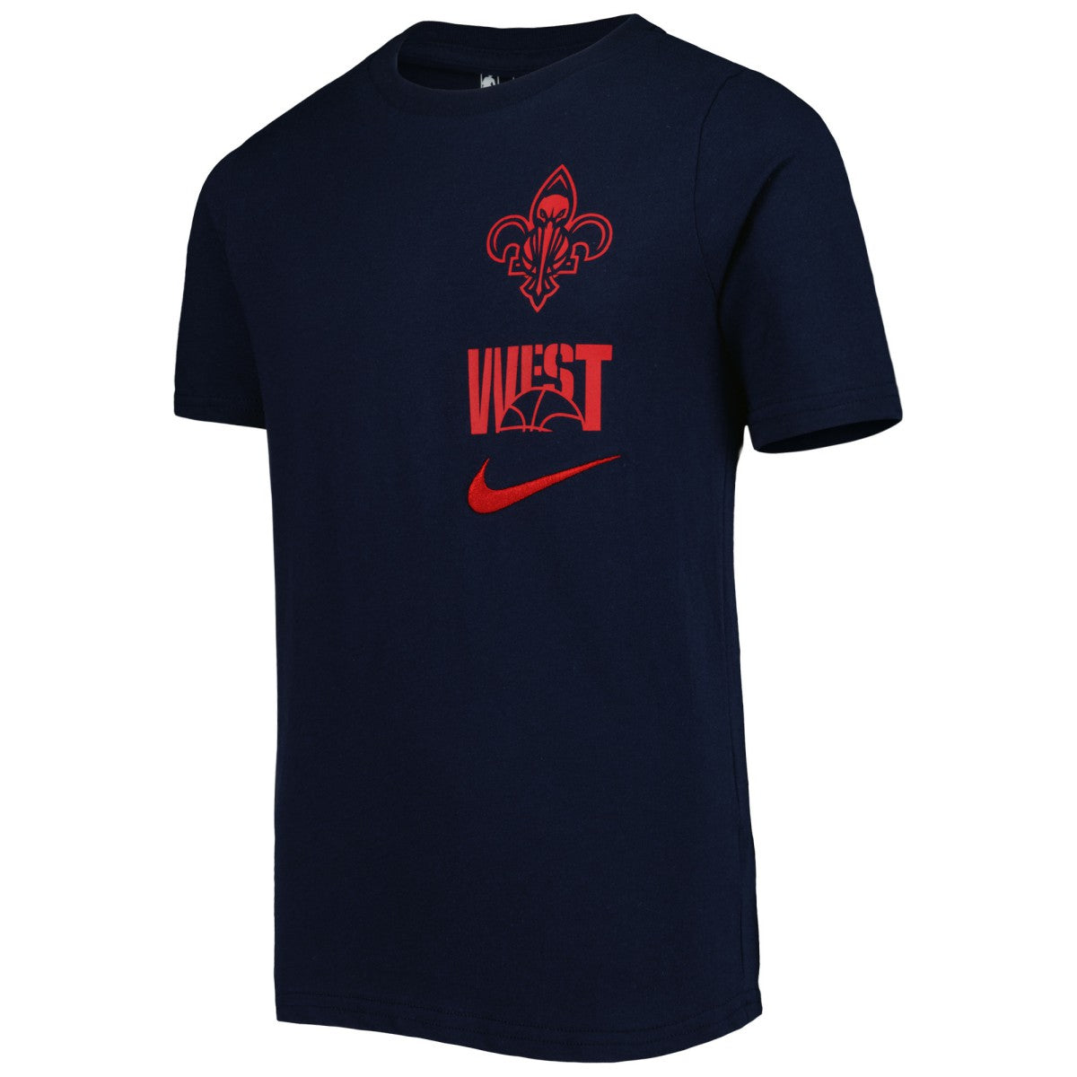 Nike New Orleans Pelicans Youth Vs Block Essential T-Shirt Navy