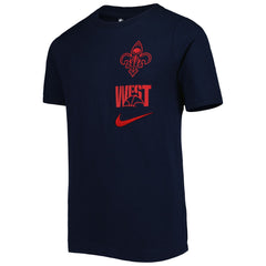 Nike New Orleans Pelicans Youth Vs Block Essential T-Shirt Navy