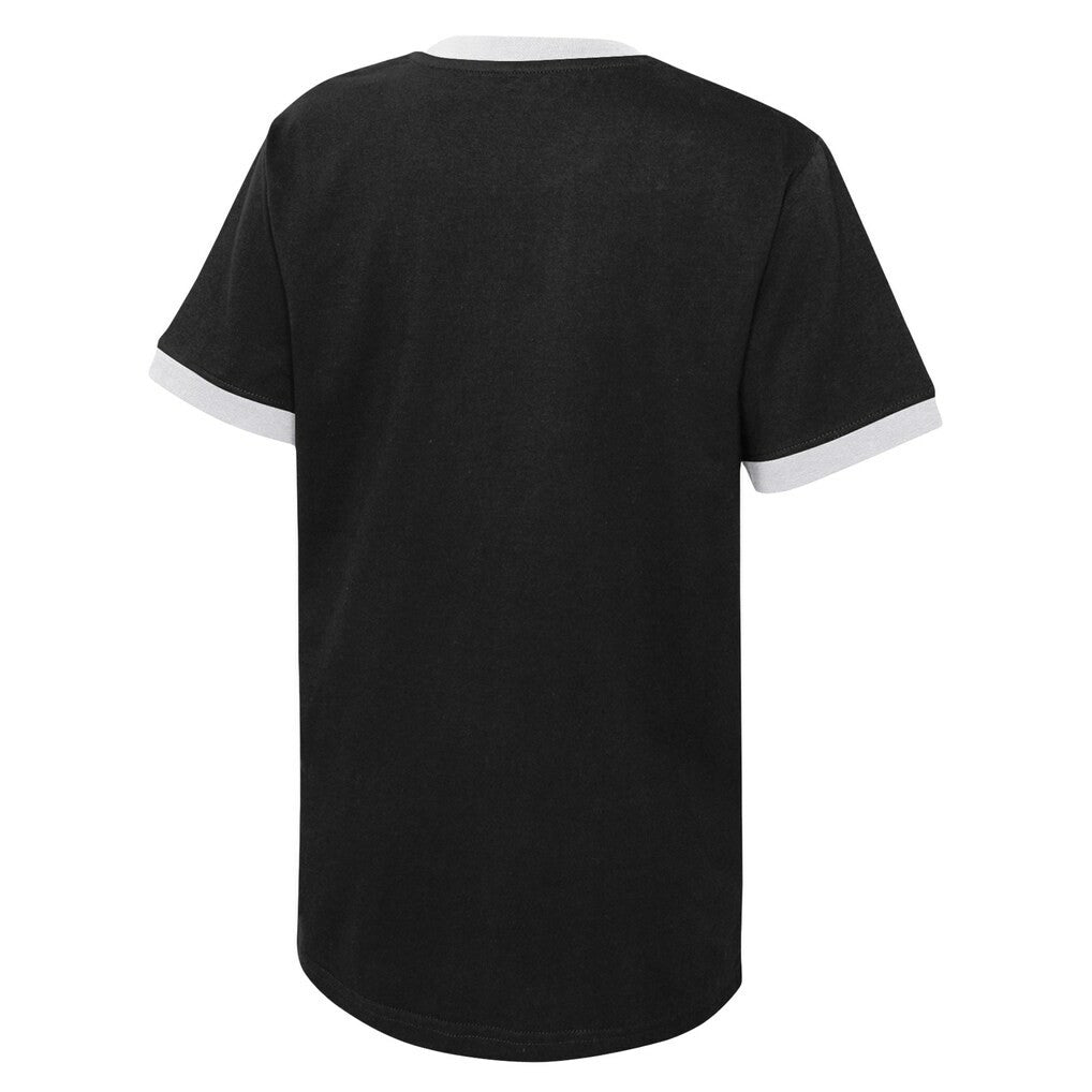 Brooklyn Nets Youth Hoop City Hometown Ringer T-Shirt Black