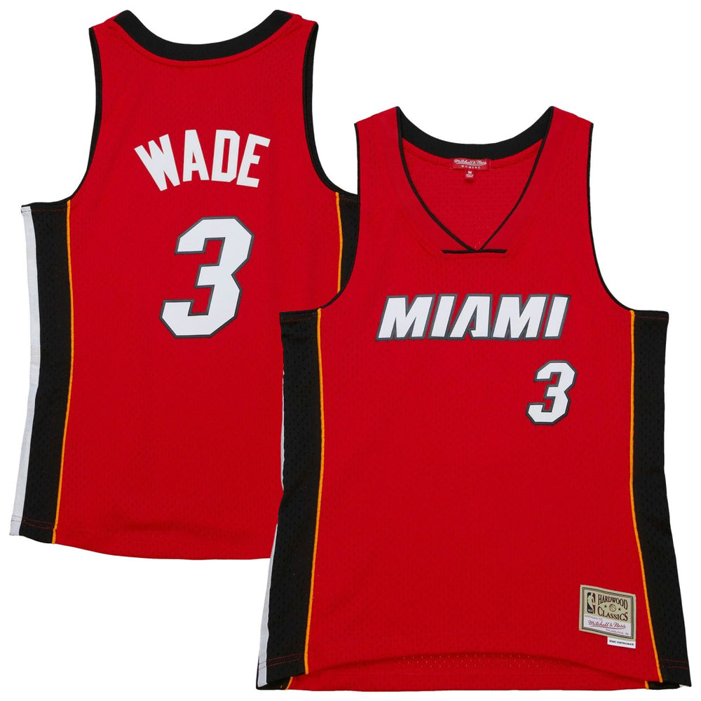 Dwyane Wade Miami Heat Women's 2005/06 Hardwood Classics Swingman Jersey Red