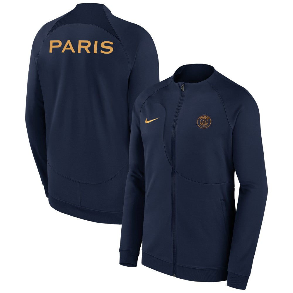 Nike - Paris Saint-Germain 2023 Academy Pro Anthem Full-Zip Jacket - Navy