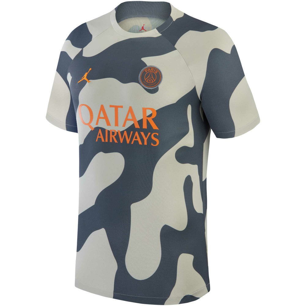 Jordan - Paris Saint-Germain Jordan Brand 2023/24 Academy Pro Pre-Match Top - Gray