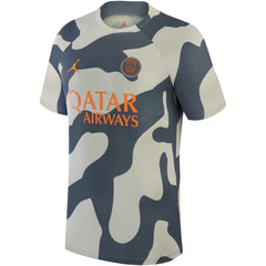 Jordan - Paris Saint-Germain Jordan Brand 2023/24 Academy Pro Pre-Match Top - Gray