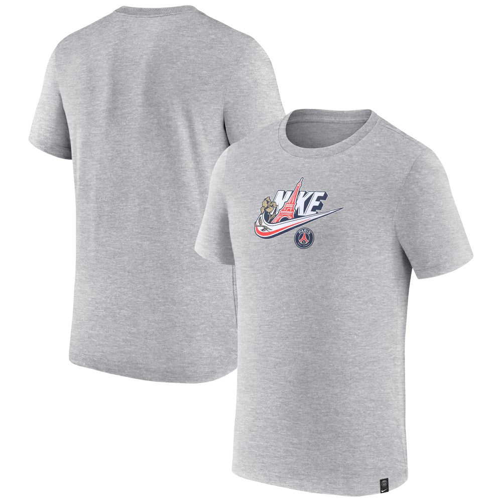 Nike - Paris Saint-Germain Futura T-Shirt - Heather Gray