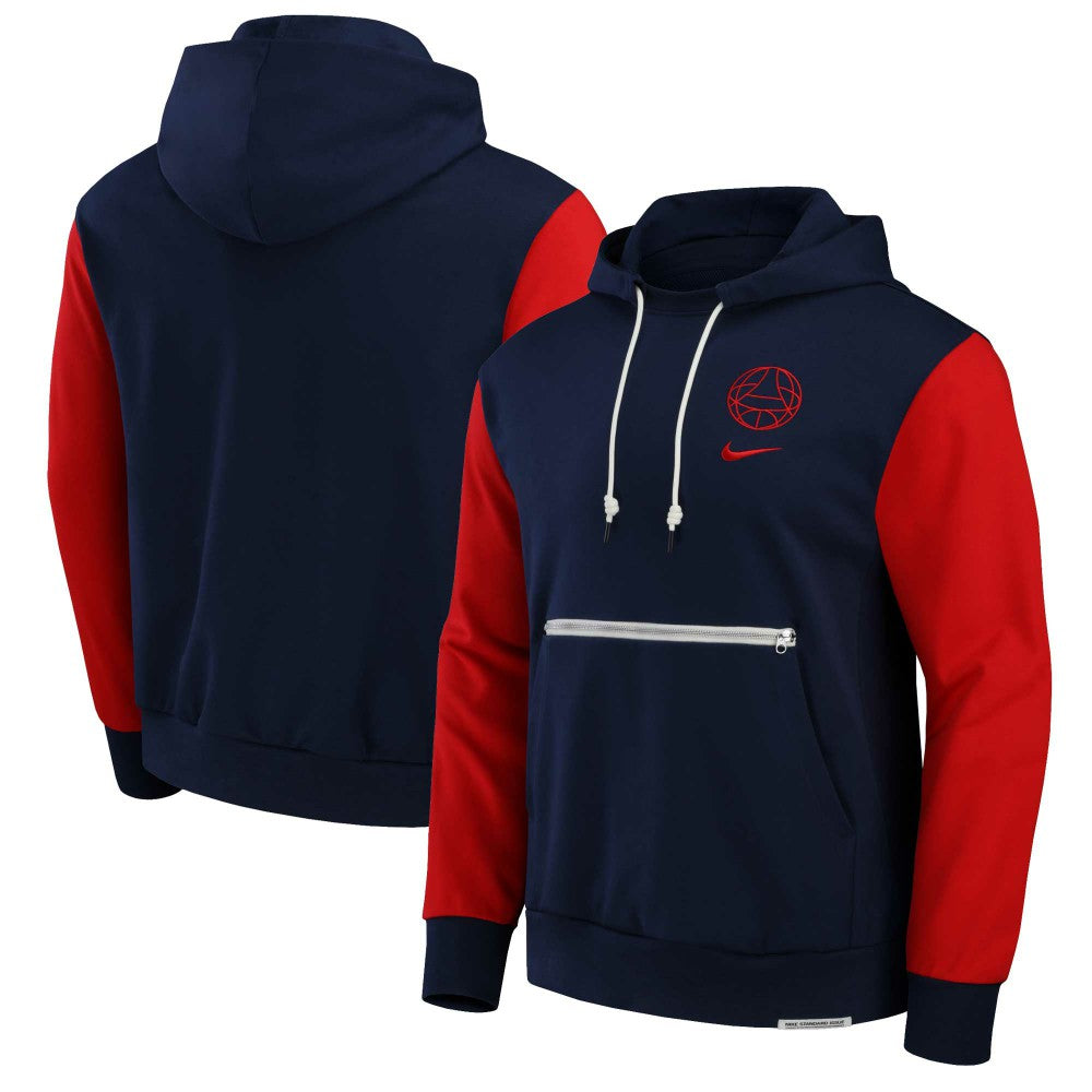 Nike - Paris Saint-Germain Standard Issue Pullover Hoodie - Navy