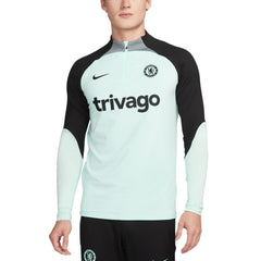 Nike - Chelsea Strike Drill 2023/24 Performance Quarter-Zip Long Sleeve Top - Mint