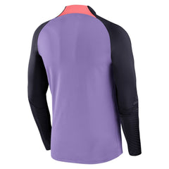 Nike - Liverpool Strike Drill 2023/24 Performance Quarter-Zip Long Sleeve Top - Purple
