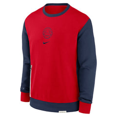Nike - Paris Saint-Germain 2023/24 Standard Issue Travel Performance Pullover Sweatshirt - Red