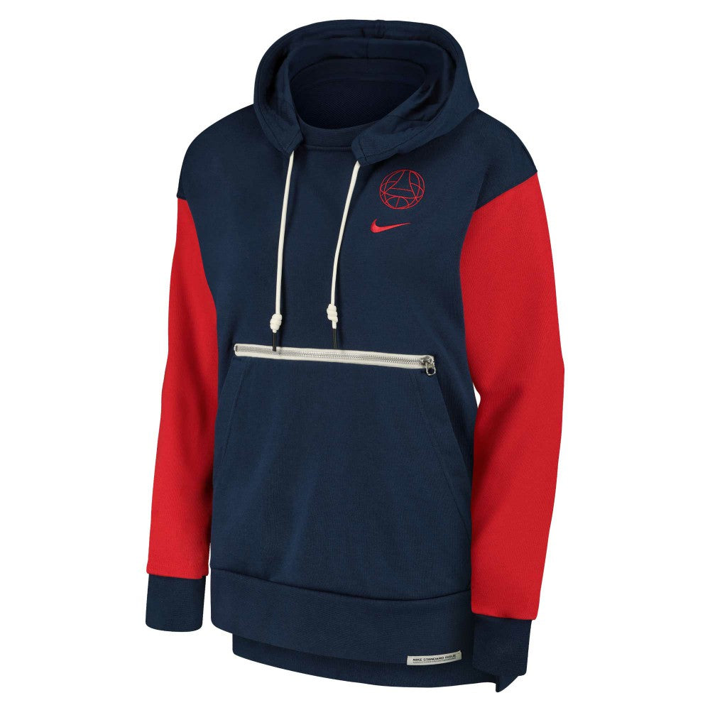 Nike - Paris Saint-Germain Women's Standard Issue Pullover Hoodie - Navy/Red