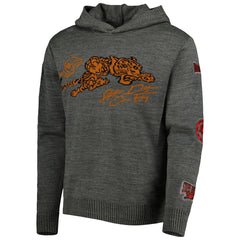 Cincinnati Bengals x BlaCkOWned Stripes Don't Come Easy Pullover Hoodie - Gray - NFL