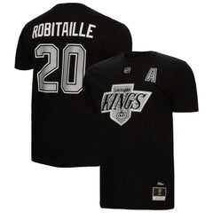 Luc Robitaille Los Angeles Kings Mitchell & Ness Name & Number T-Shirt - Black | NHL Lifestyle