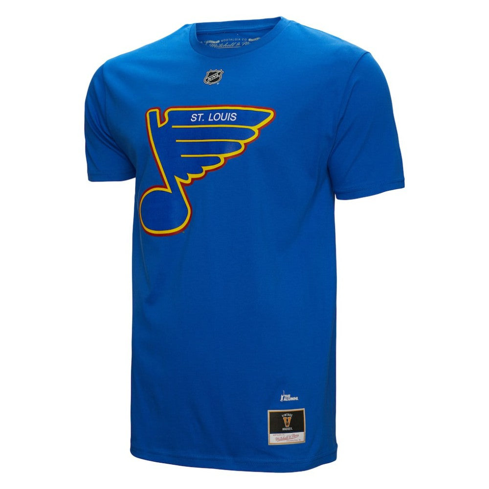 Brett Hull St. Louis Blues Mitchell & Ness Name & Number T-Shirt - Blue | NHL on sale