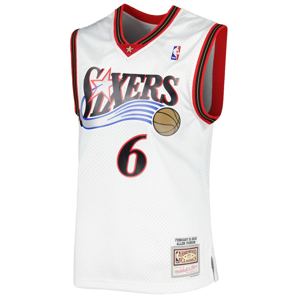 Mitchell & Ness Allen Iverson Philadelphia 76ers 2002/03 Hardwood Classics Swingman Jersey White