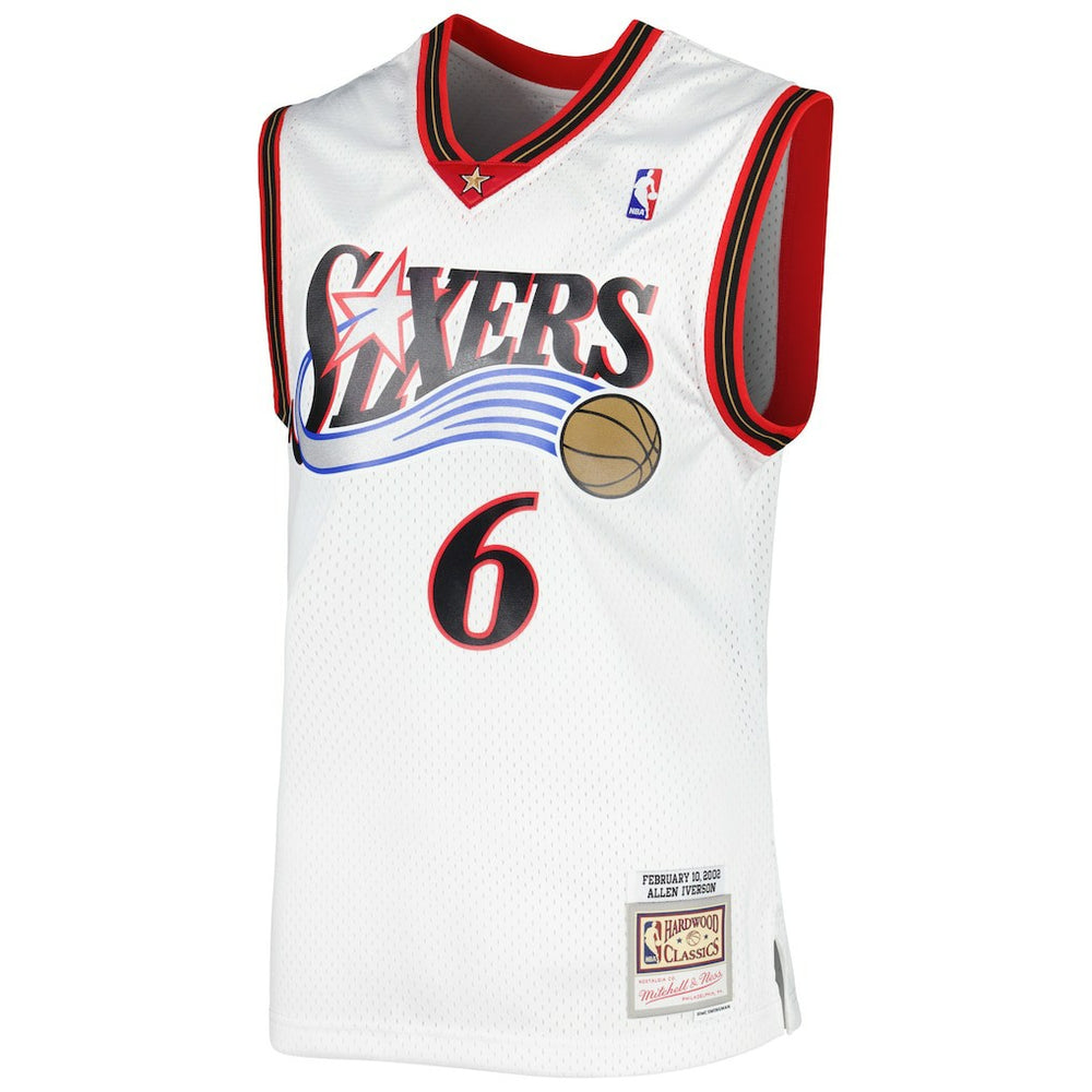Mitchell & Ness Allen Iverson Philadelphia 76ers 2002/03 Hardwood Classics Swingman Jersey White