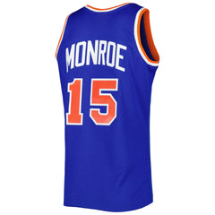 Mitchell & Ness Earl Monroe New York Knicks 1972/73 Hardwood Classics Swingman Jersey Blue