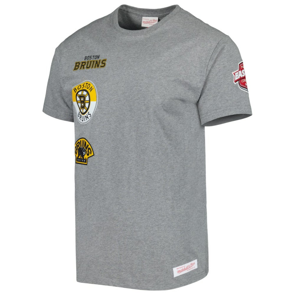 Boston Bruins Mitchell & Ness City Collection T-Shirt - Heather Gray | NHL online