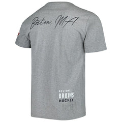 Boston Bruins Mitchell & Ness City Collection T-Shirt - Heather Gray | NHL online
