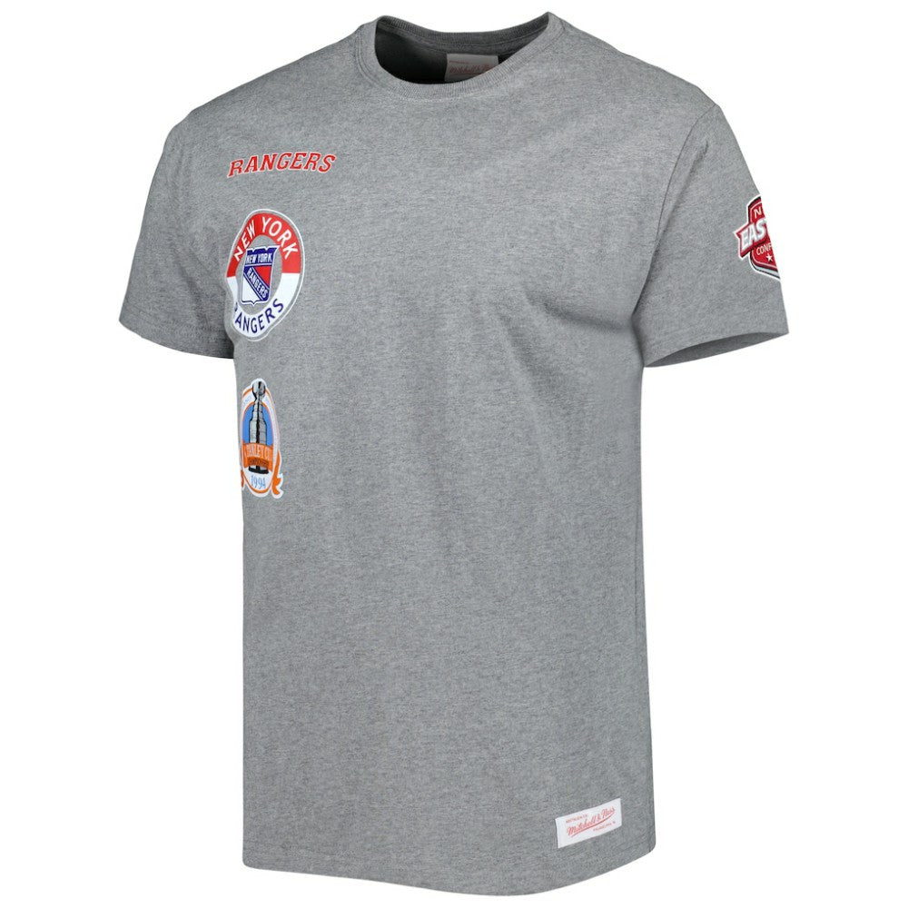 New York Rangers Mitchell & Ness City Collection T-Shirt - Heather Gray | NHL sale
