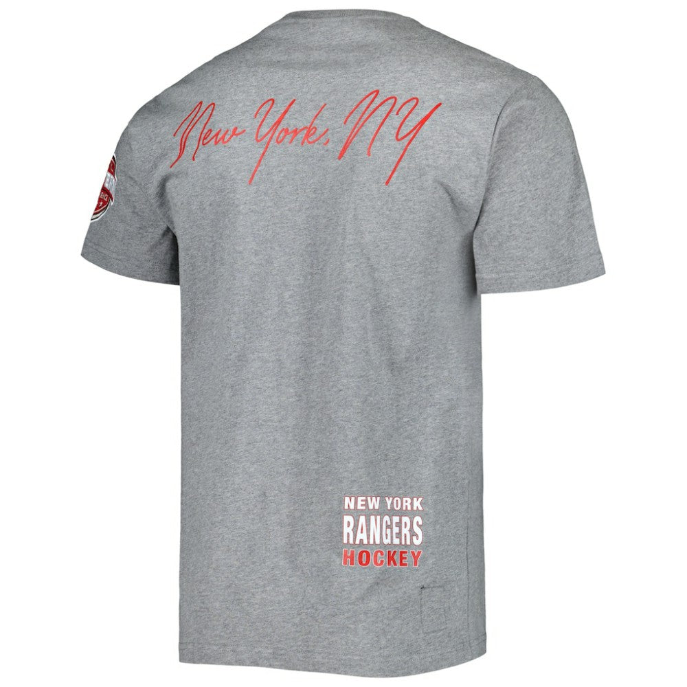 New York Rangers Mitchell & Ness City Collection T-Shirt - Heather Gray | NHL sale