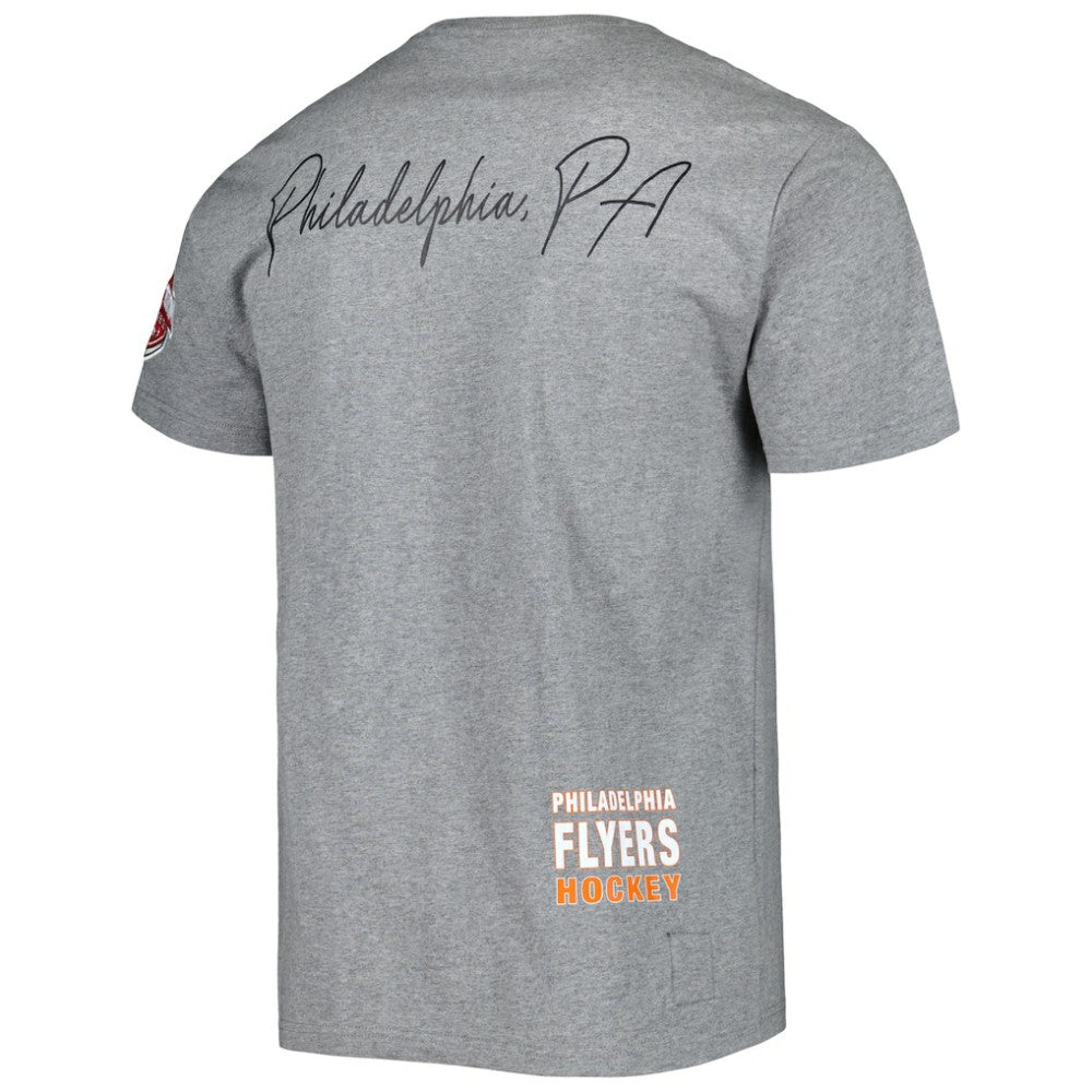 Philadelphia Flyers Mitchell & Ness City Collection T-Shirt - Heather Gray | NHL near me