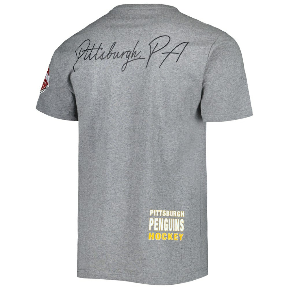 Pittsburgh Penguins Mitchell & Ness City Collection T-Shirt - Heather Gray | NHL sale