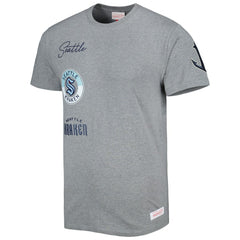 Seattle Kraken Mitchell & Ness City Collection T-Shirt - Heather Gray | NHL online