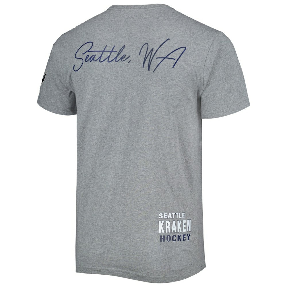 Seattle Kraken Mitchell & Ness City Collection T-Shirt - Heather Gray | NHL online