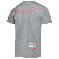Washington Capitals Mitchell & Ness City Collection T-Shirt - Heather Gray | NHL Lifestyle