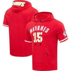Patrick Mahomes Kansas City Chiefs Pro Standard Player Name & Number Hoodie T-Shirt - Red - NFL