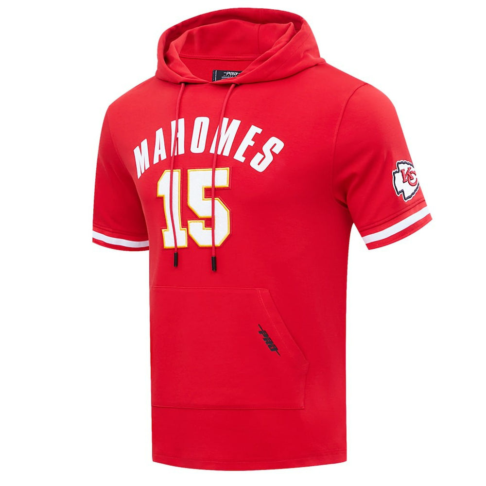 Patrick Mahomes Kansas City Chiefs Pro Standard Player Name & Number Hoodie T-Shirt - Red - NFL