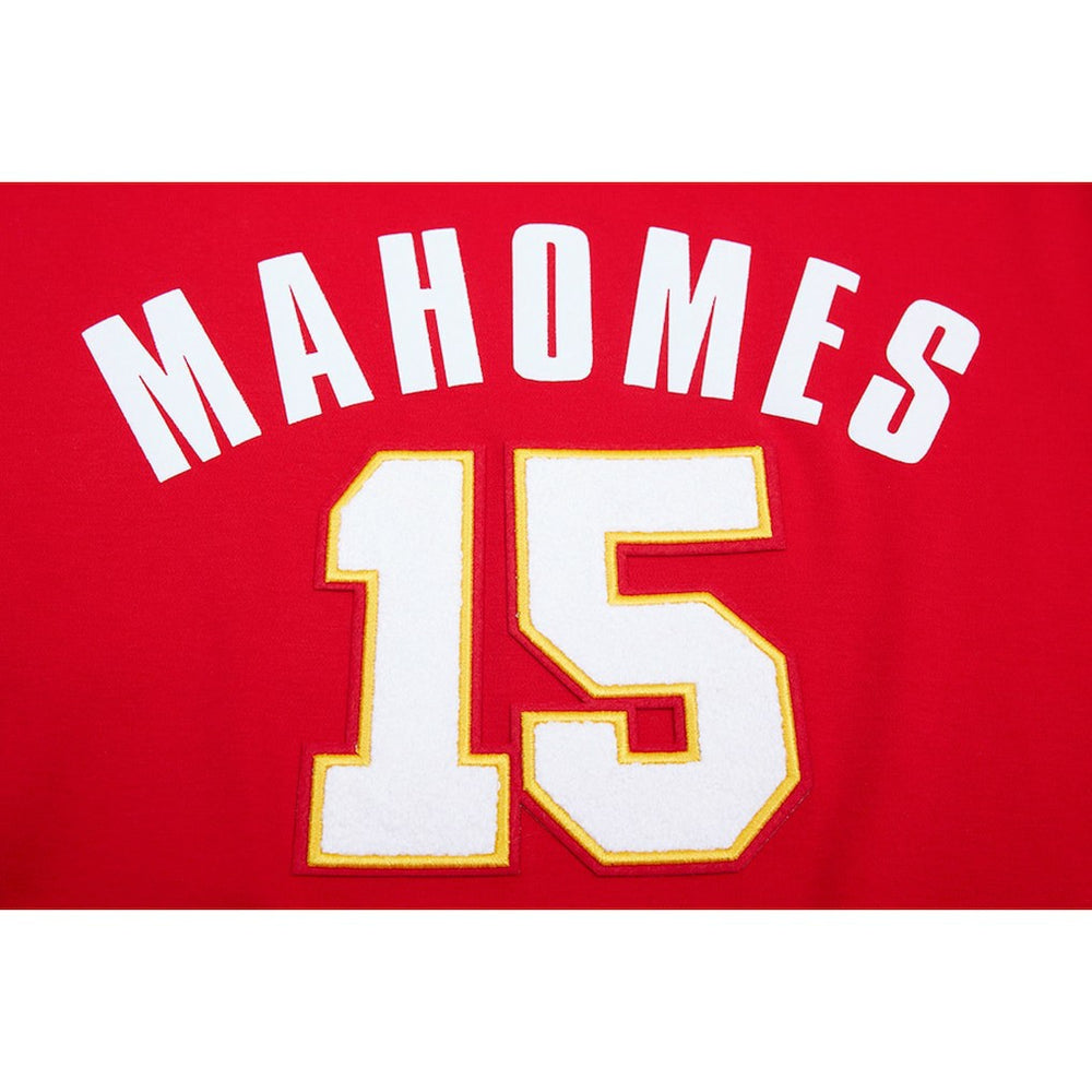 Patrick Mahomes Kansas City Chiefs Pro Standard Player Name & Number Hoodie T-Shirt - Red - NFL