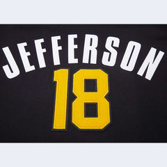 Justin Jefferson Minnesota Vikings Pro Standard Player Name & Number Hoodie T-Shirt - Black - NFL