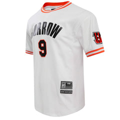 Joe Burrow Cincinnati Bengals Pro Standard Player Name & Number Mesh T-Shirt - White - NFL