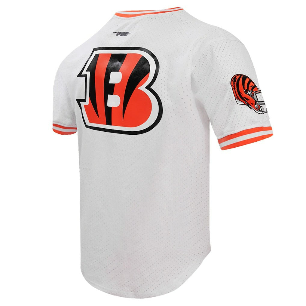 Joe Burrow Cincinnati Bengals Pro Standard Player Name & Number Mesh T-Shirt - White - NFL