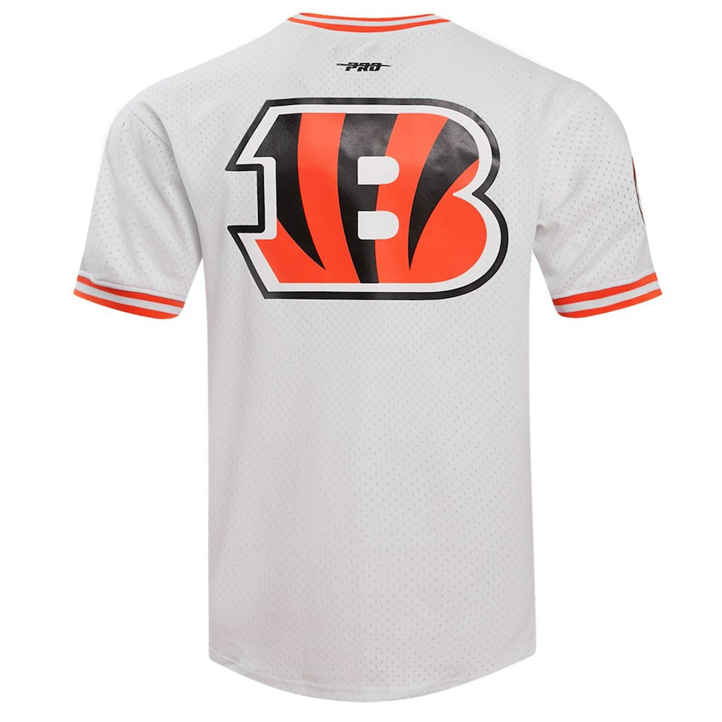 Joe Burrow Cincinnati Bengals Pro Standard Player Name & Number Mesh T-Shirt - White - NFL