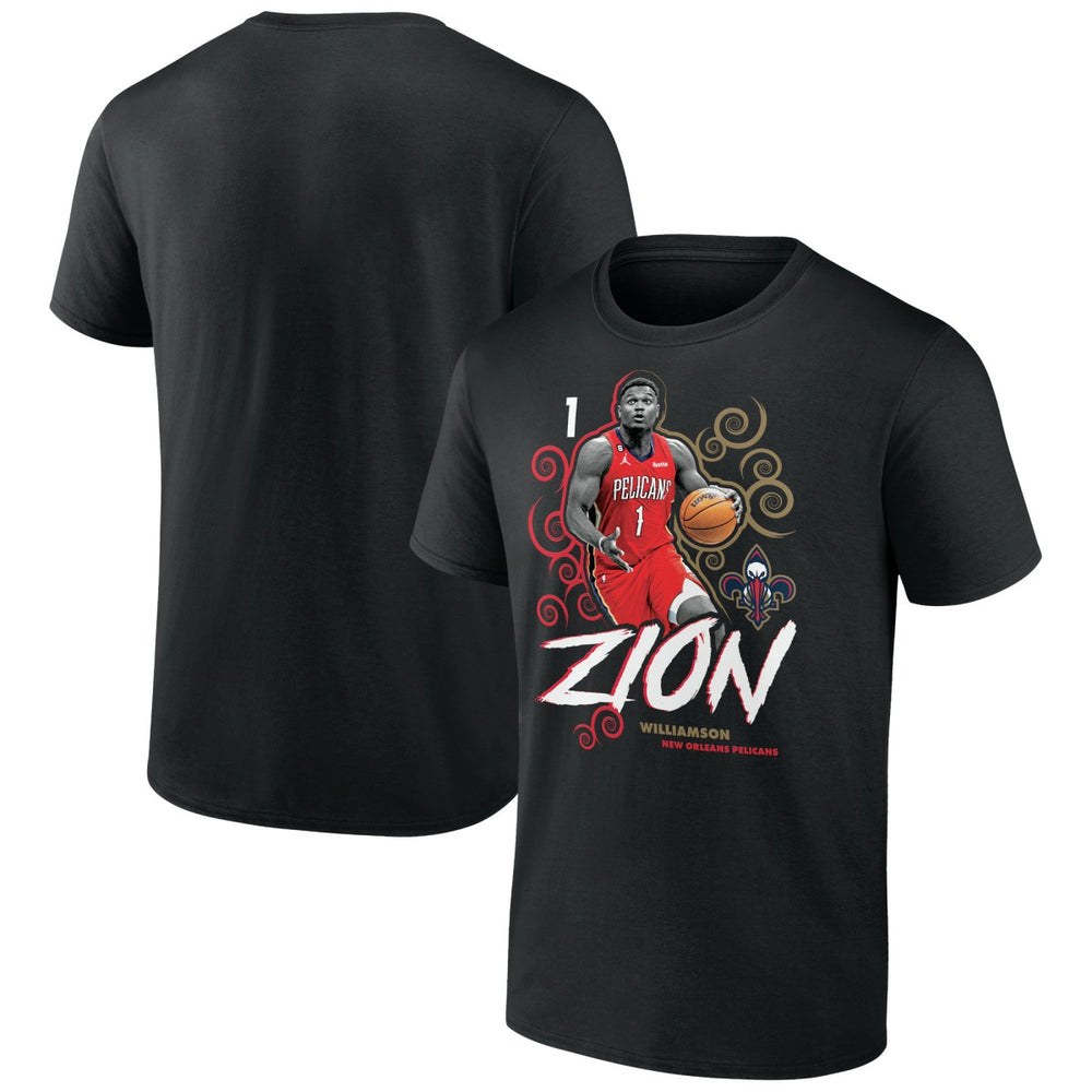 Zion Williamson New Orleans Pelicans Competitor T-Shirt Black