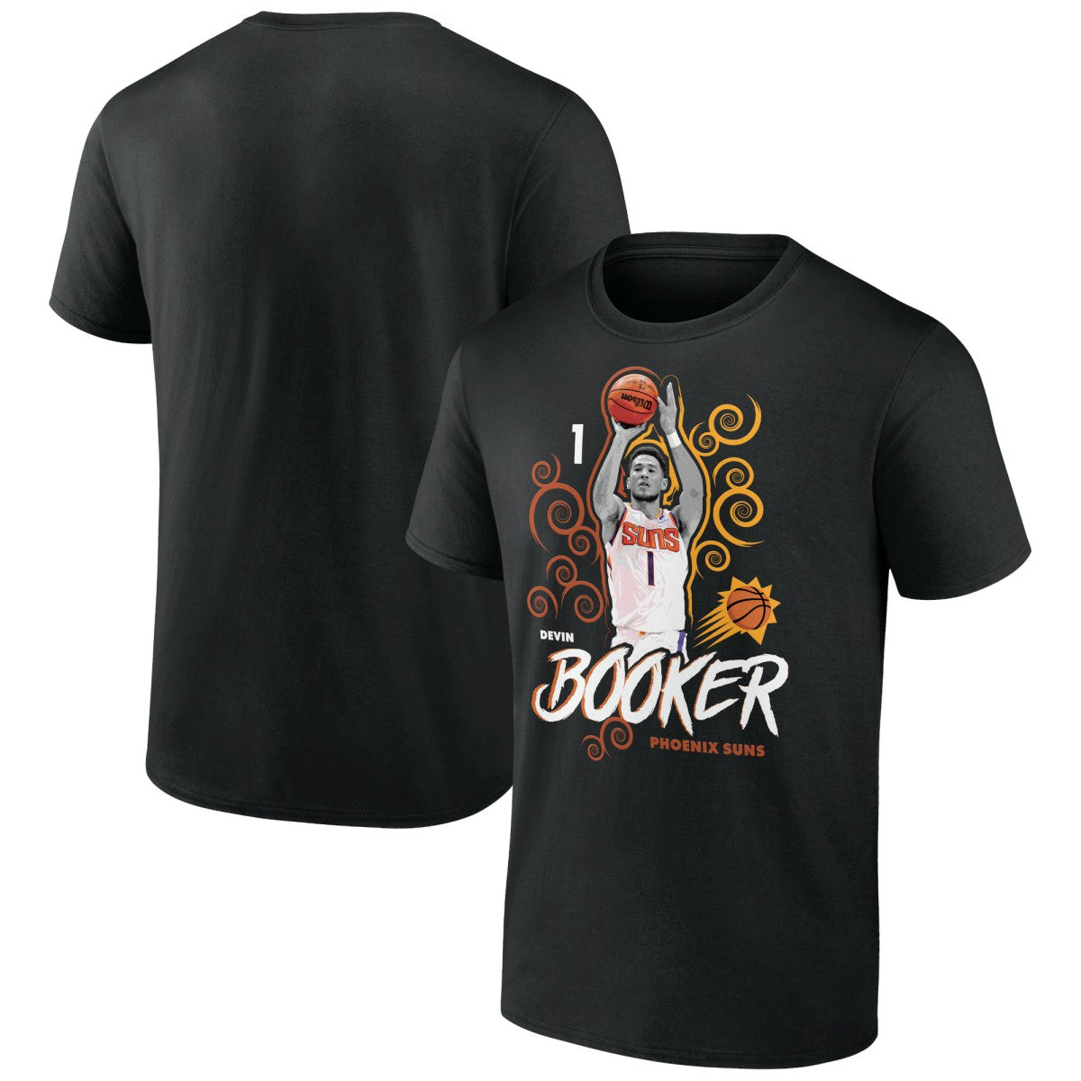 Devin Booker Phoenix Suns Competitor T-Shirt Black