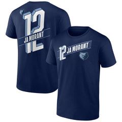 Ja Morant Memphis Grizzlies Full-Court Press Name & Number T-Shirt Navy