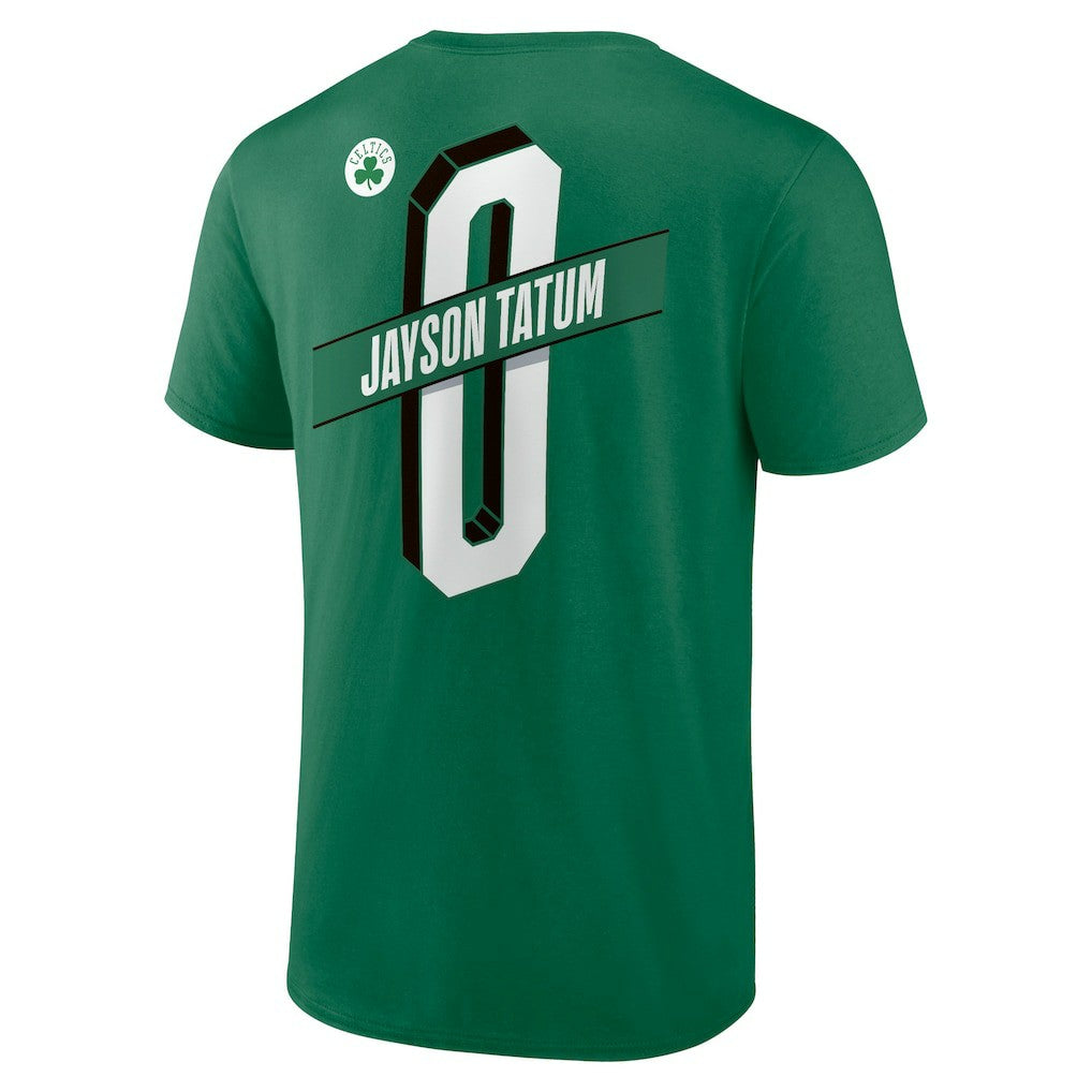 Jayson Tatum Boston Celtics Full-Court Press Name & Number T-Shirt Green
