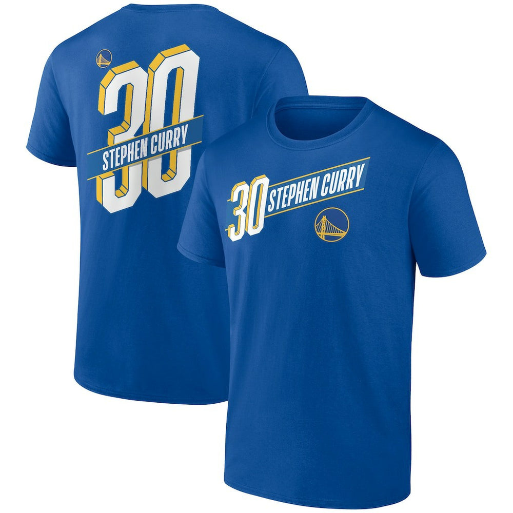 Stephen Curry Golden State Warriors Full-Court Press Name & Number T-Shirt Royal