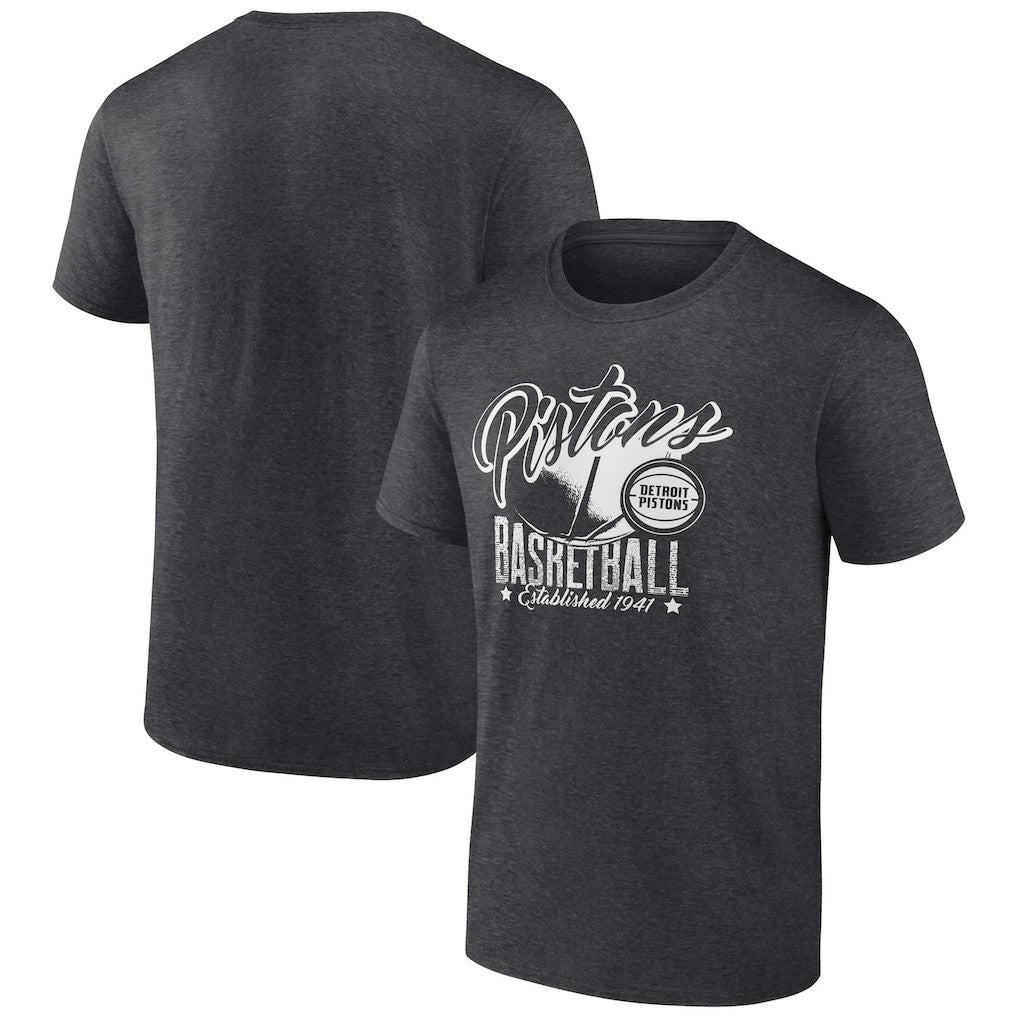 Detroit Pistons Winner T-Shirt Charcoal