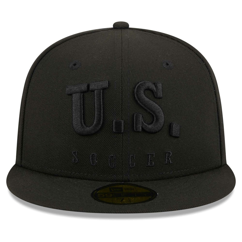 New Era - USMNT New Era Text 59FIFTY Fitted Hat - Black