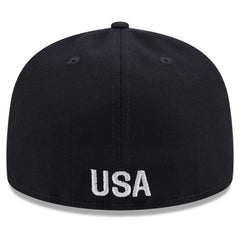 New Era - USMNT New Era Text 59FIFTY Fitted Hat - Navy