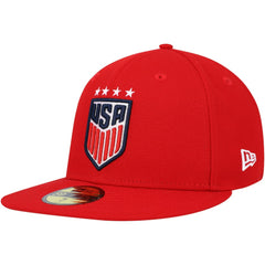 New Era - USWNT New Era Team Basic 59FIFTY Fitted Hat - Red