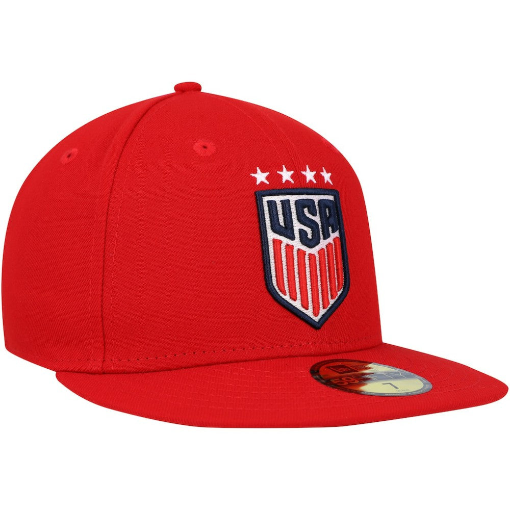 New Era - USWNT New Era Team Basic 59FIFTY Fitted Hat - Red