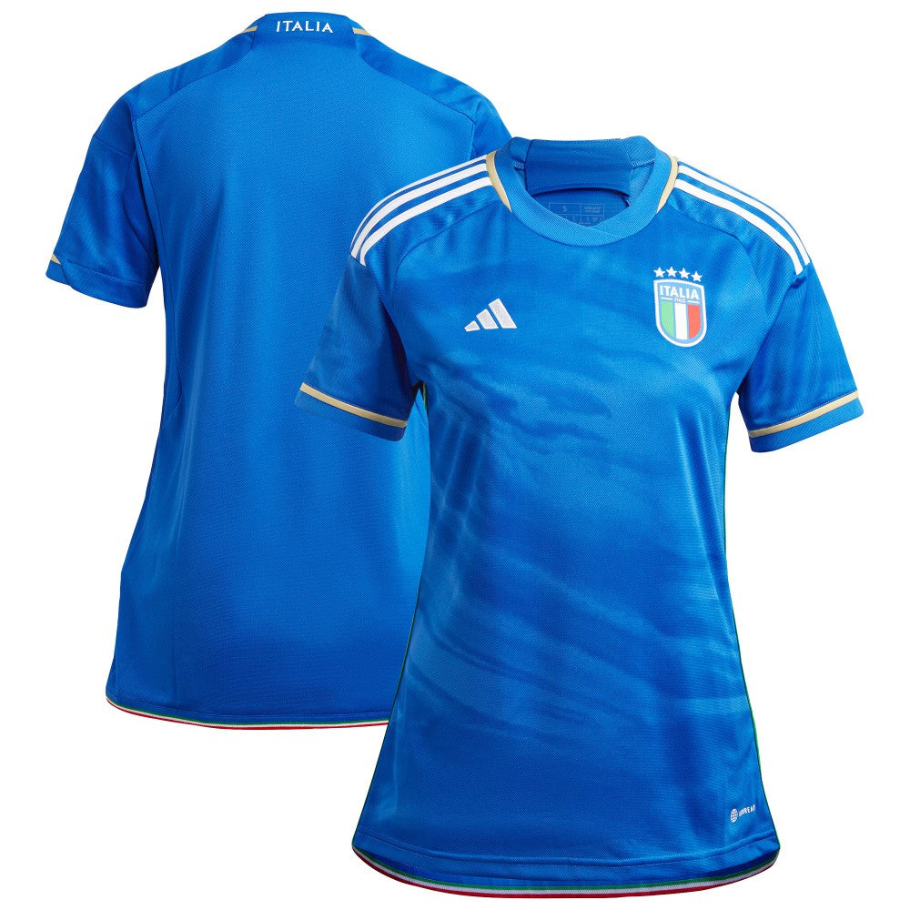 Adidas - Italy National Team Women's 2023 Home Replica Jersey - Blue