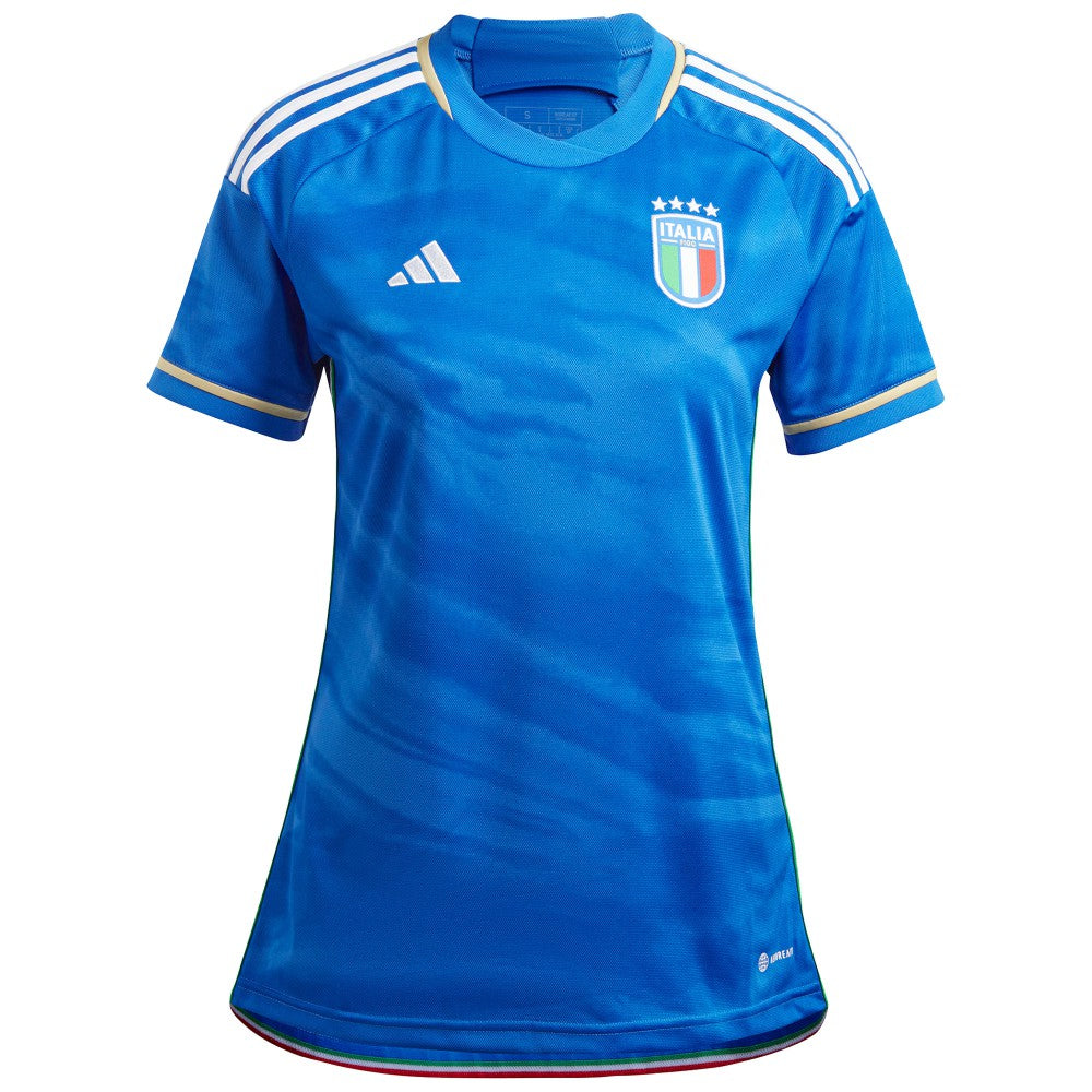Adidas - Italy National Team Women's 2023 Home Replica Jersey - Blue