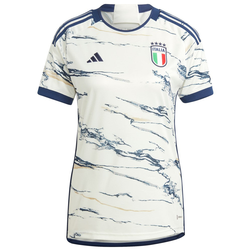 Adidas - Italy National Team Women's 2023 Away Replica Jersey - White